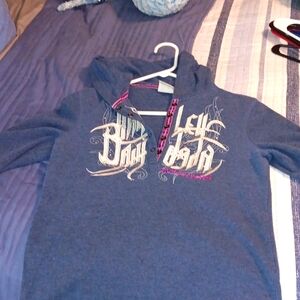 Ladies Harley hooded sweatshirt sz large